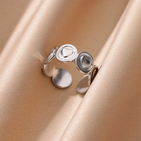 bague argent cœur gema