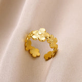 bague or fleur eufemia