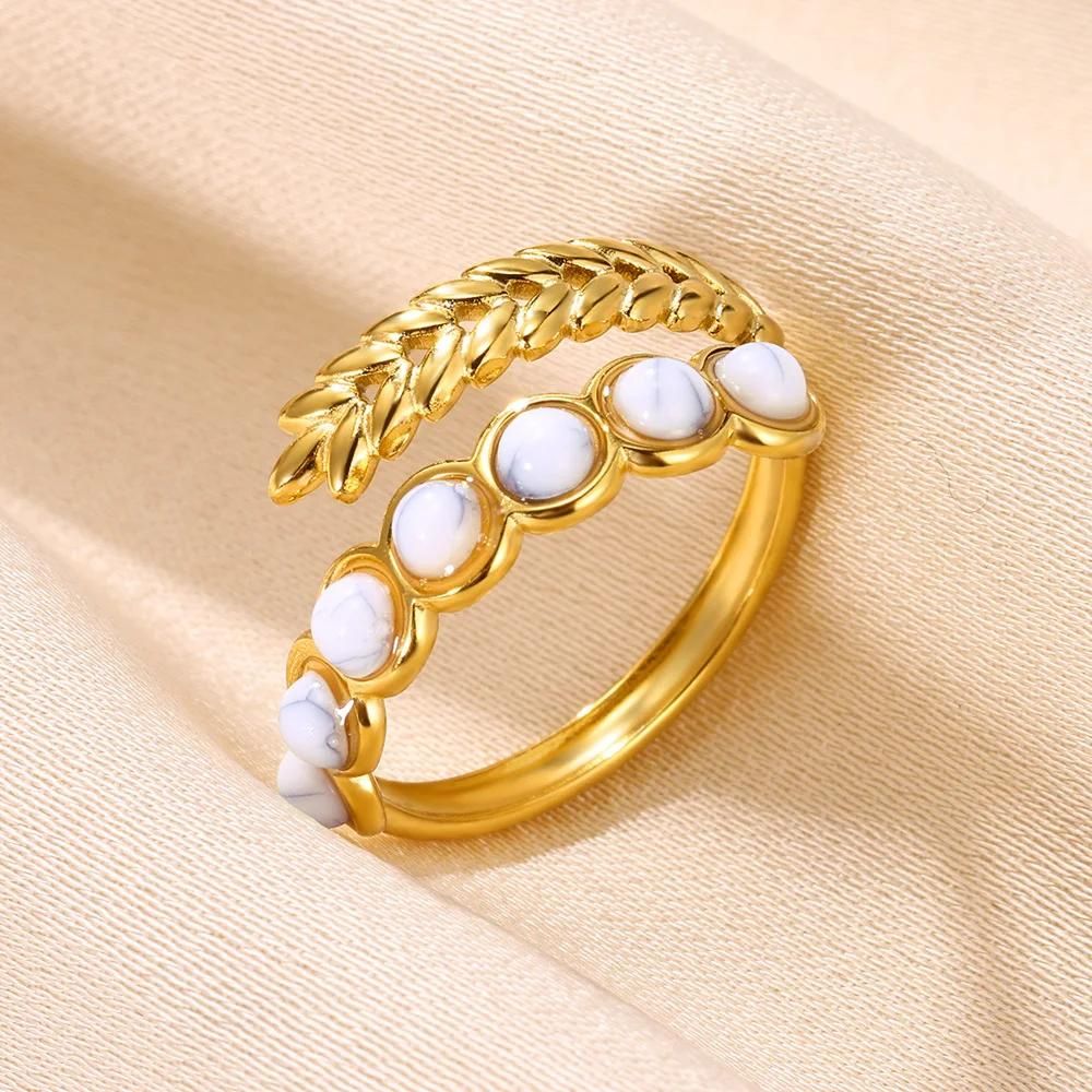 bague pierre blanche cleo