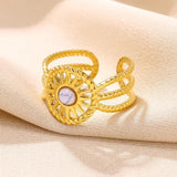 bague pierre blanche fanny