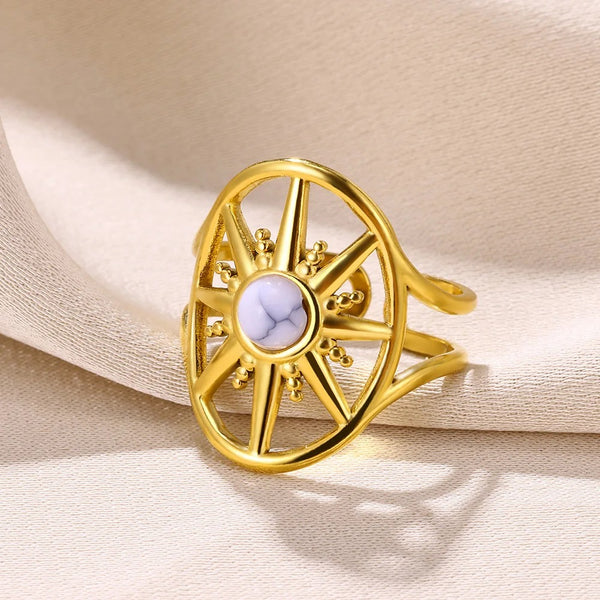 bague pierre blanche tatiana