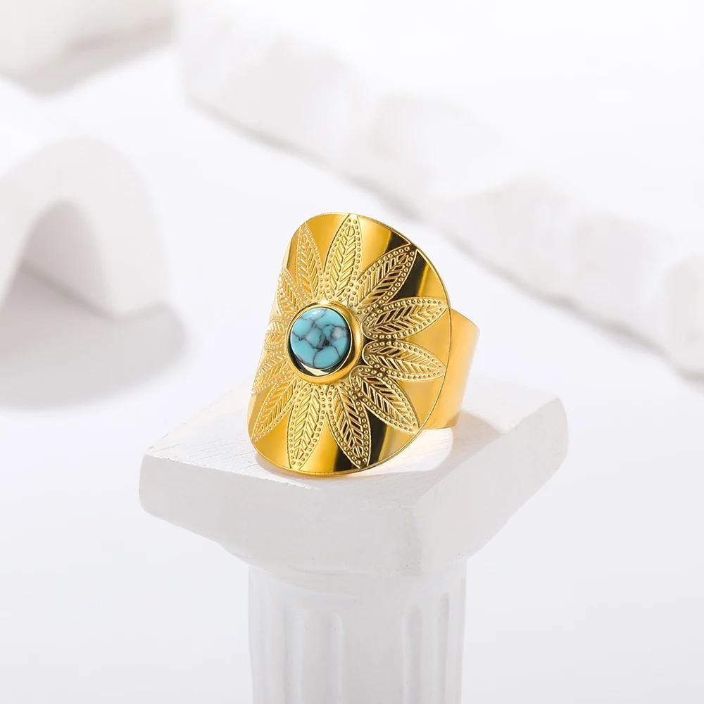 bague pierre bleue emilia