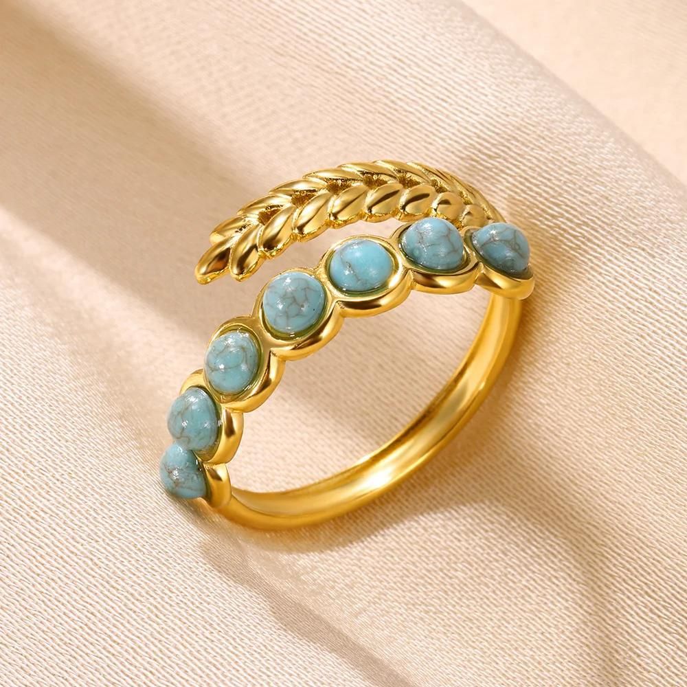 bague pierre bleue flavia