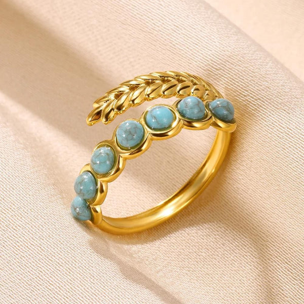 bague pierre bleue flavia