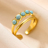 bague pierre bleue ivana