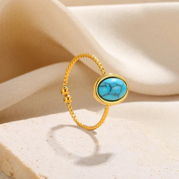 bague pierre bleue jolanda