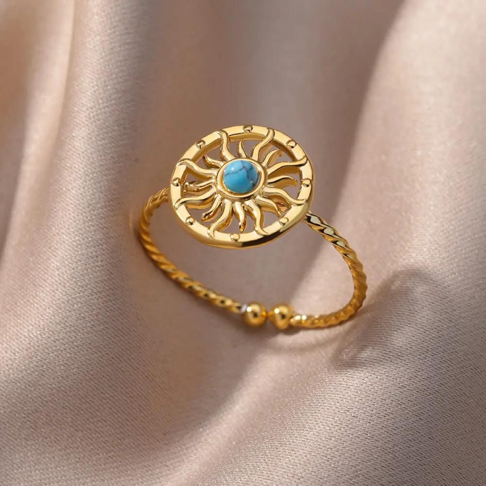 bague pierre bleue marta
