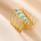 bague pierre bleue nella