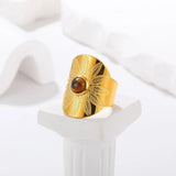 bague pierre naturelle luana