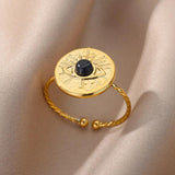 bague pierre noire livia