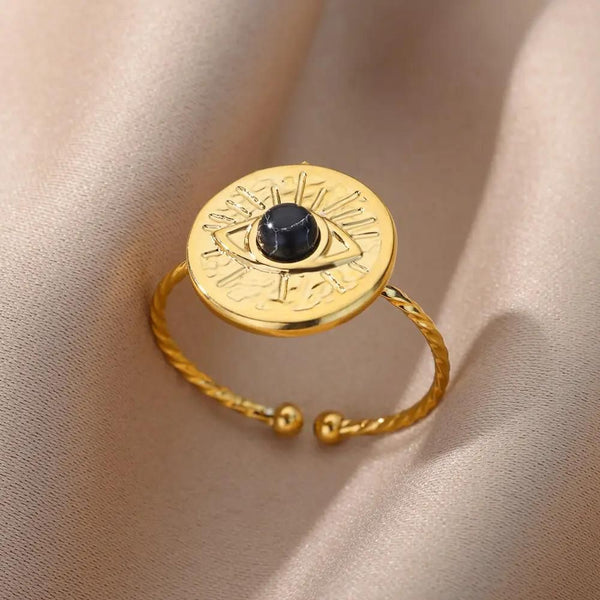 bague pierre noire livia